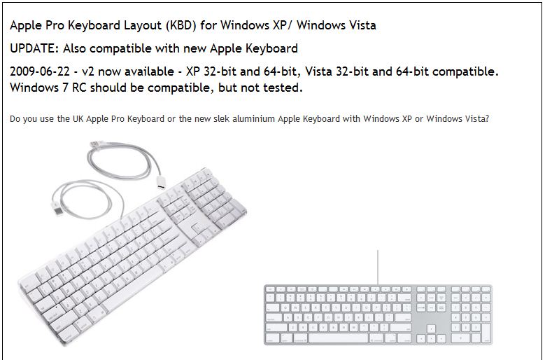 Windows Vista Keyboard Language