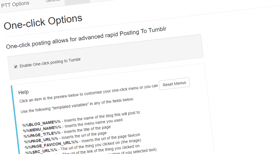 post header image for Post To Tumblr - v6.16 - Templated Variables
